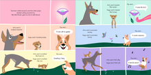 Load image into Gallery viewer, Arlo, Sage and Pip describe how the flower looks, smells, tastes, sounds and feels.