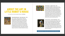 Load image into Gallery viewer, About the art in Little Robot's house