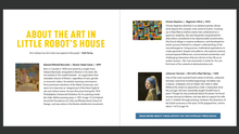 Load image into Gallery viewer, About the art in Little Robot&#39;s house
